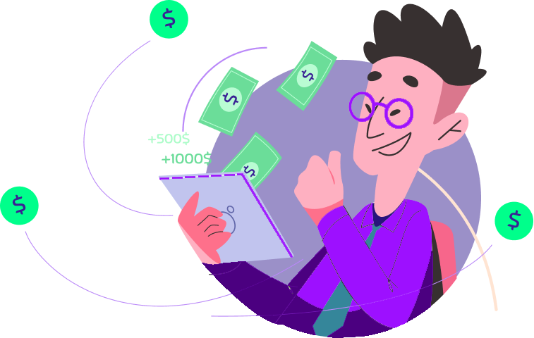 Collect profits. Collect profits.